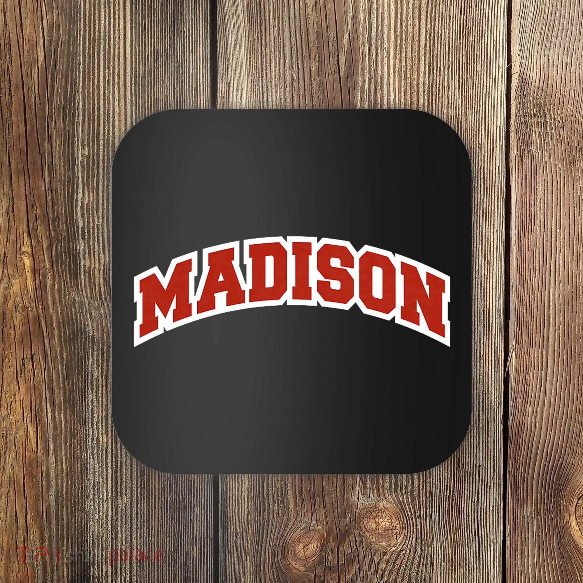 Madison Wisconsin Classic Athletic Sports Coaster
