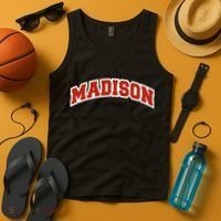 Madison Wisconsin Classic Athletic Sports Tank Top thumb 4