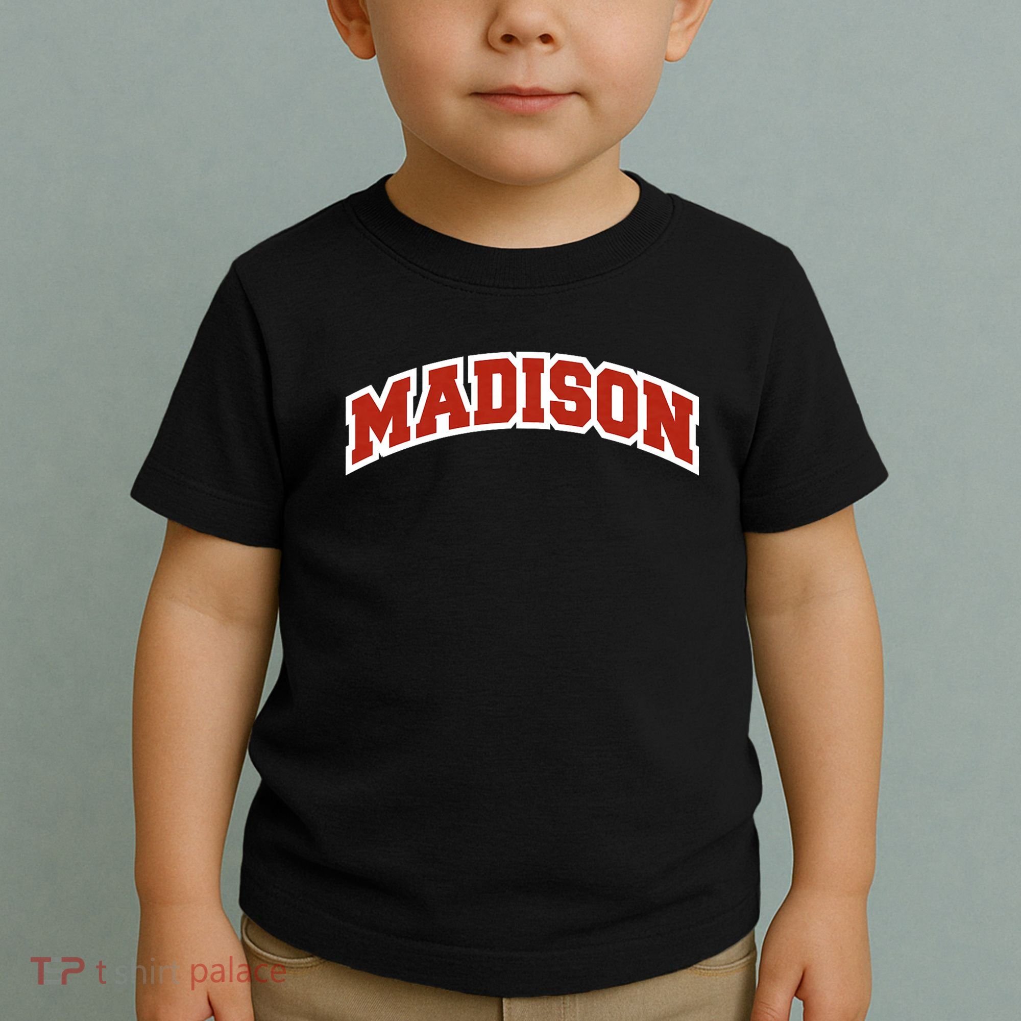 Madison Wisconsin Classic Athletic Sports Toddler T-Shirt