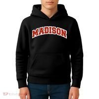 Madison Wisconsin Classic Athletic Sports Kids Hoodie thumb 4