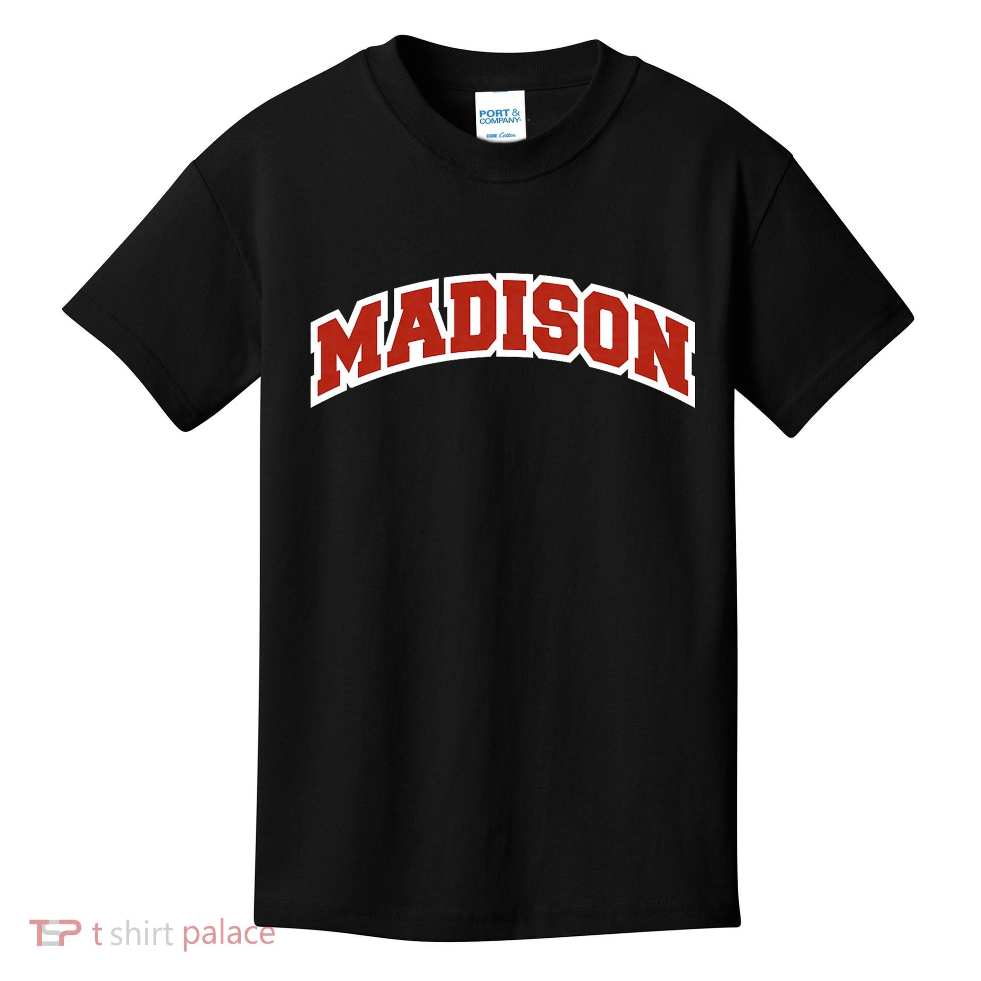 Madison Wisconsin Classic Athletic Sports Kids T-Shirt