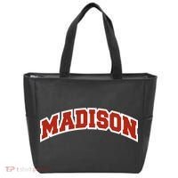 Madison Wisconsin Classic Athletic Sports Tote Bag thumb 0