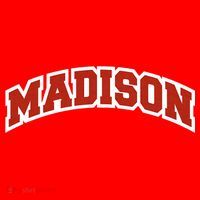 Madison Wisconsin Classic Athletic Sports Santa Hat thumb 1
