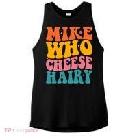 Mike Who Cheese Hairy Funny Memes Humours Jokes Retro Groovy Ladies PosiCharge Tri-Blend Wicking Tank thumb 0