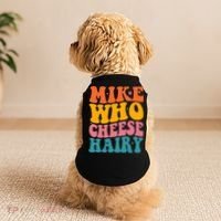 Mike Who Cheese Hairy Funny Memes Humours Jokes Retro Groovy Doggie Tank thumb 2