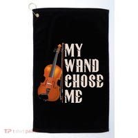 My Wand Chose Me Violin Musician Humor Golf Towel thumb 0