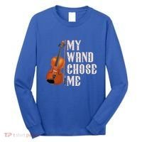 My Wand Chose Me Violin Musician Humor Long Sleeve Shirt thumb 0