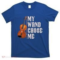 My Wand Chose Me Violin Musician Humor T-Shirt thumb 0