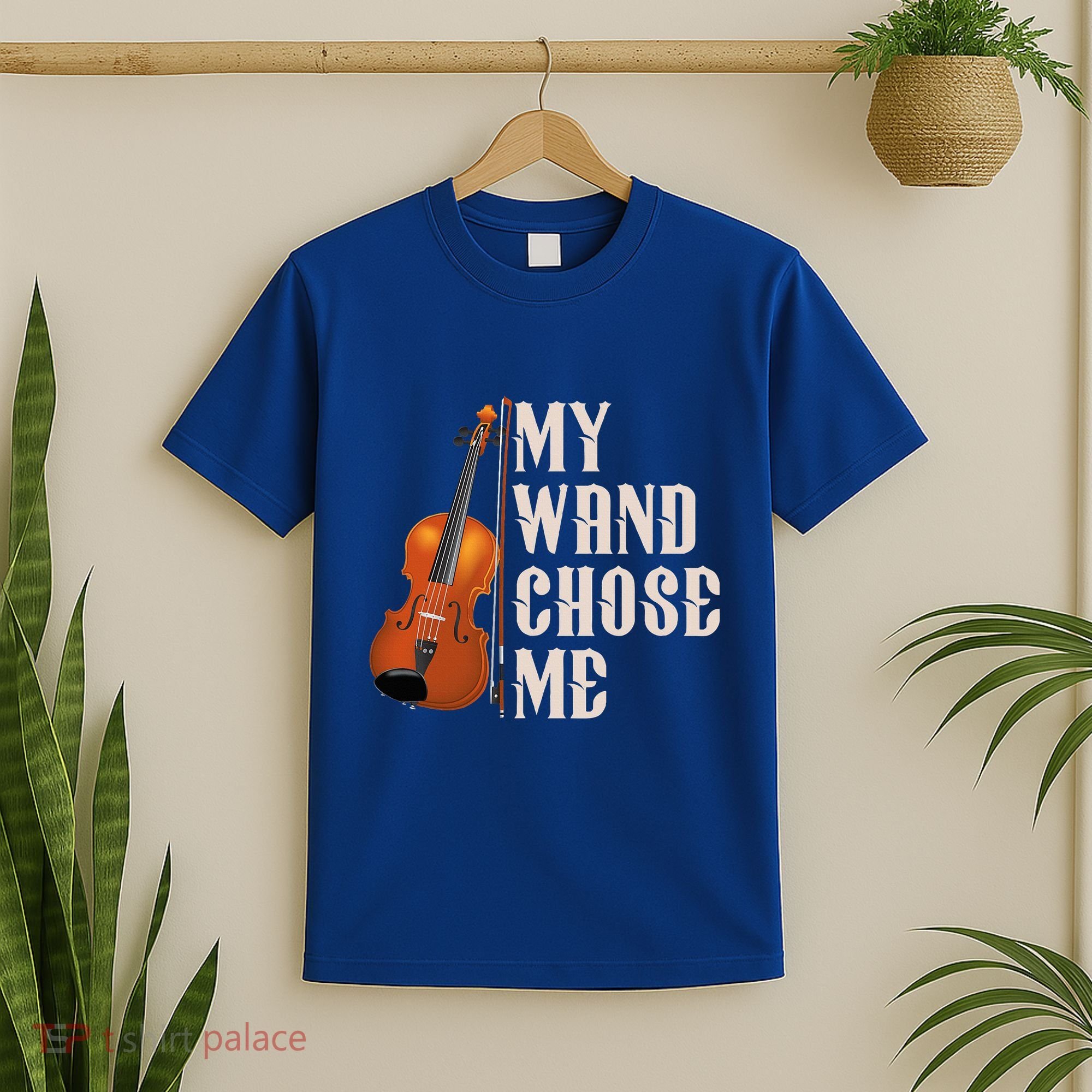 My Wand Chose Me Violin Musician Humor T-Shirt