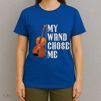 My Wand Chose Me Violin Musician Humor T-Shirt thumb 4