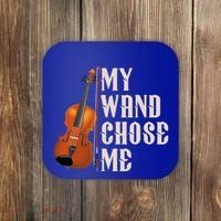 My Wand Chose Me Violin Musician Humor Coaster thumb 0