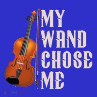 My Wand Chose Me Violin Musician Humor Polo thumb 2