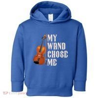 My Wand Chose Me Violin Musician Humor Toddler Hoodie thumb 0