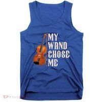My Wand Chose Me Violin Musician Humor Tank Top thumb 0