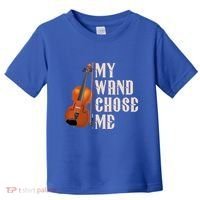 My Wand Chose Me Violin Musician Humor Toddler T-Shirt thumb 0