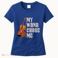 My Wand Chose Me Violin Musician Humor Women's T-Shirt thumb 0
