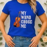 My Wand Chose Me Violin Musician Humor Women's T-Shirt thumb 2