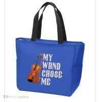 My Wand Chose Me Violin Musician Humor Tote Bag thumb 3