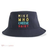 Mike Who Cheese Hairy Funny Humor Embarrassing Sustainable Bucket Hat thumb 0