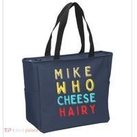 Mike Who Cheese Hairy Funny Humor Embarrassing Tote Bag thumb 2