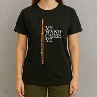 My Wand Chose Me Bassoon Player Funny Bassoon Humor T-Shirt thumb 4