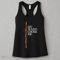 My Wand Chose Me Bassoon Player Funny Bassoon Humor Women's Tank Top thumb 3