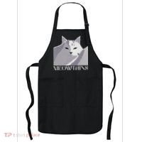 Meowtains Winter Cat Art Snow Skiing On Cat Mountain Apron thumb 0