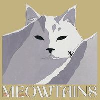 Meowtains Winter Cat Art Snow Skiing On Cat Mountain Sweatshirt thumb 2