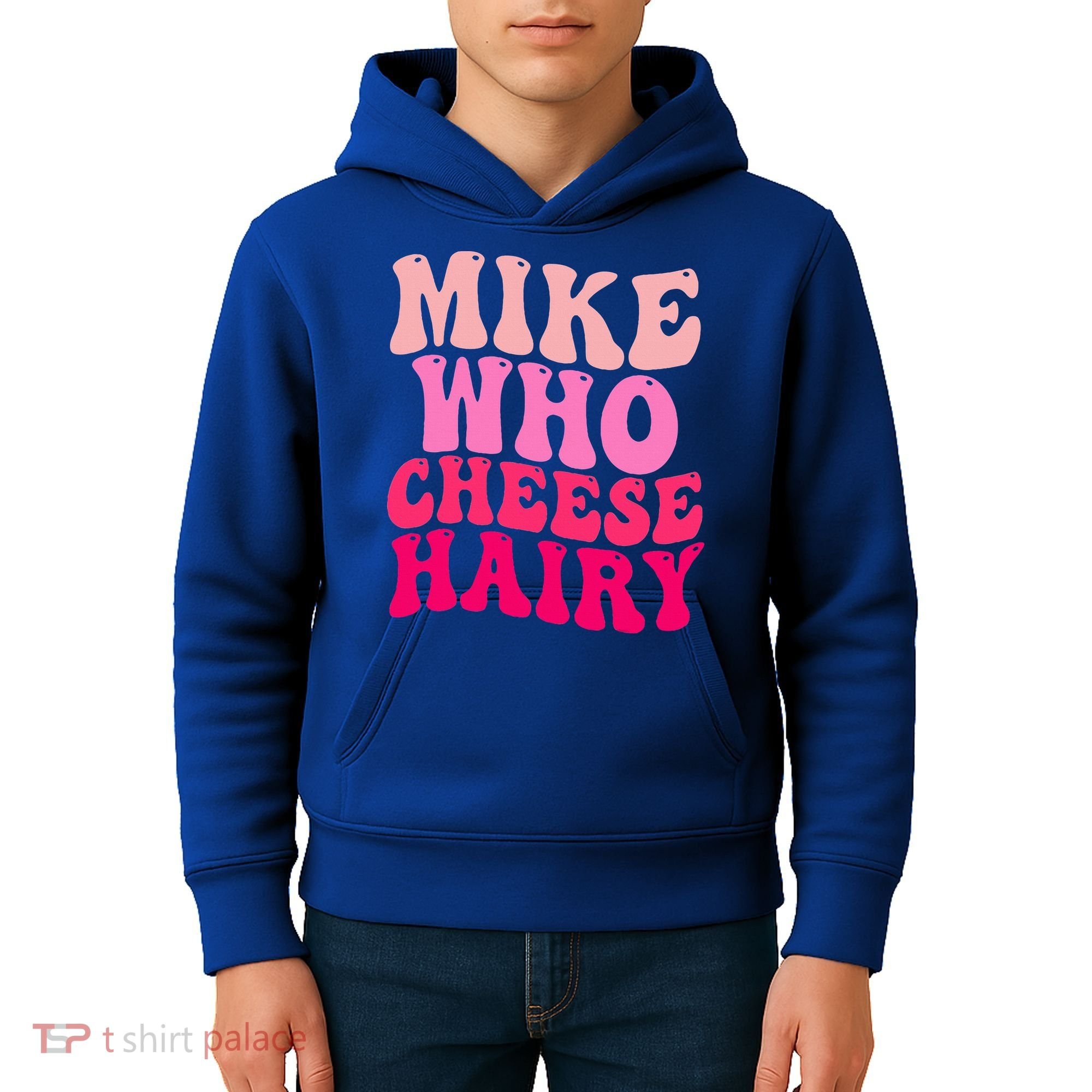 Mike Who Cheese Hairy funny meme  Kids Hoodie