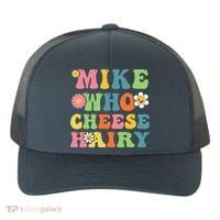 Mike Who Cheese Hairy Funny Word Play Humor Harry Yupoong Adult 5-Panel Trucker Hat thumb 0