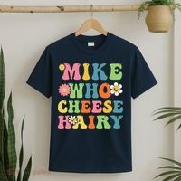 Mike Who Cheese Hairy Funny Word Play Humor Harry T-Shirt thumb 2