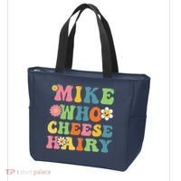 Mike Who Cheese Hairy Funny Word Play Humor Harry Tote Bag thumb 3
