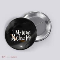 My Wand Chose Me Violin Player Violinist Music Button thumb 0