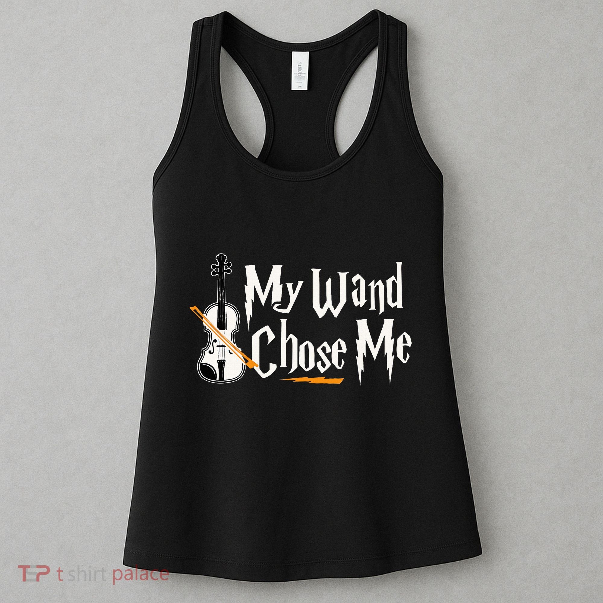 My Wand Chose Me Violin Player Violinist Music Women's Tank Top