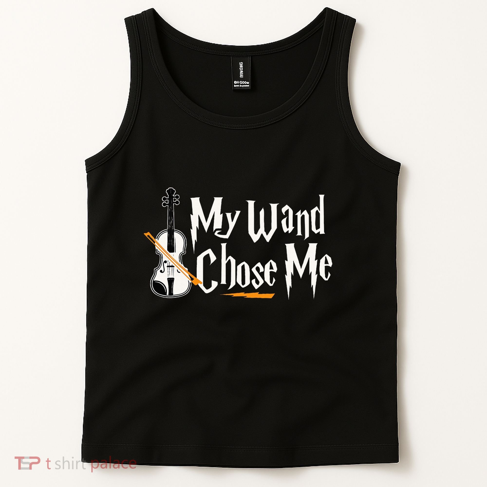 My Wand Chose Me Violin Player Violinist Music Tank Top