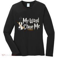 My Wand Chose Me Violin Player Violinist Music Women's Long Sleeve Shirt thumb 0