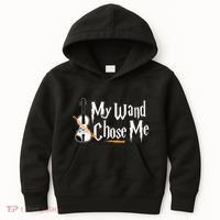 My Wand Chose Me Violin Player Violinist Music Kids Hoodie thumb 0