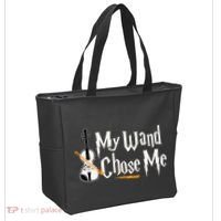 My Wand Chose Me Violin Player Violinist Music Tote Bag thumb 2