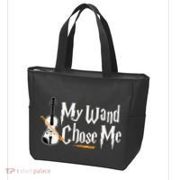 My Wand Chose Me Violin Player Violinist Music Tote Bag thumb 3