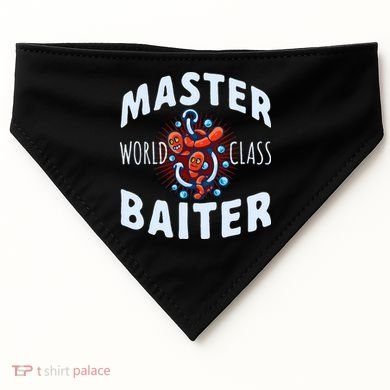 Master World Class Baiter Fishing Reel Fish USA-Made Doggie Bandana