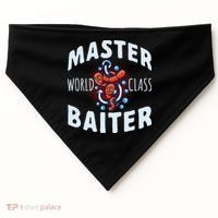Master World Class Baiter Fishing Reel Fish USA-Made Doggie Bandana thumb 0