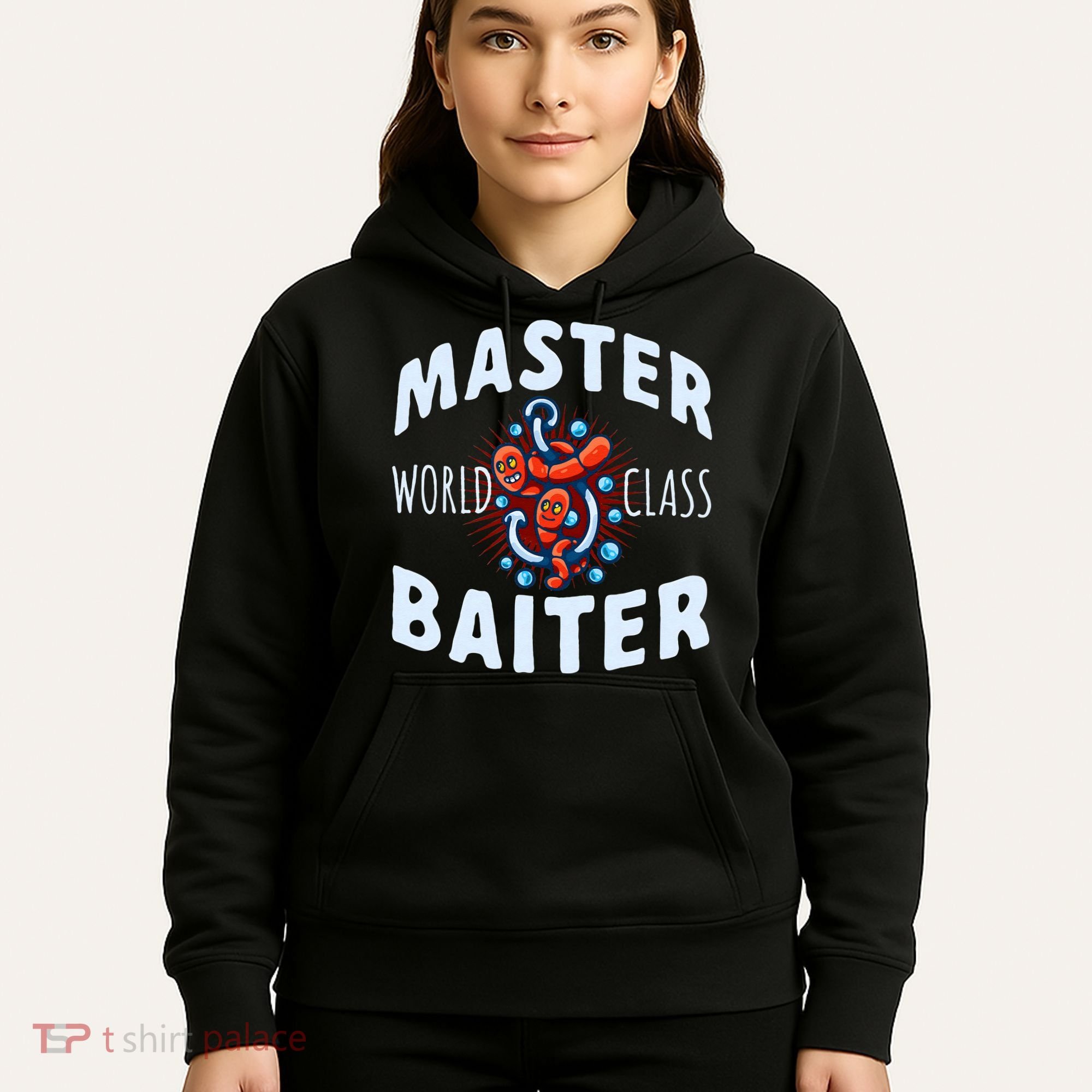 Master World Class Baiter Fishing Reel Fish Hoodie