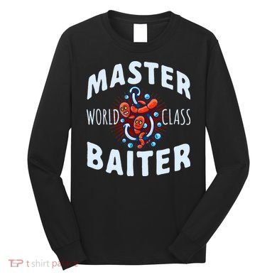Master World Class Baiter Fishing Reel Fish Long Sleeve Shirt