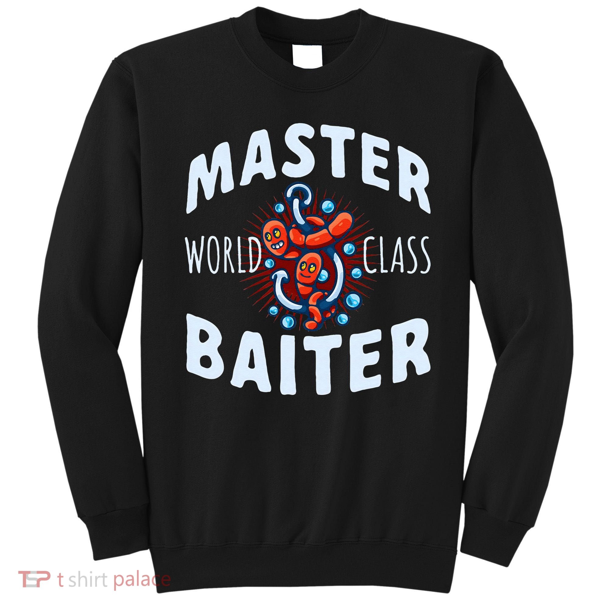 Master World Class Baiter Fishing Reel Fish Sweatshirt
