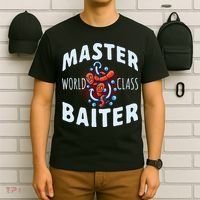 Master World Class Baiter Fishing Reel Fish T-Shirt thumb 6