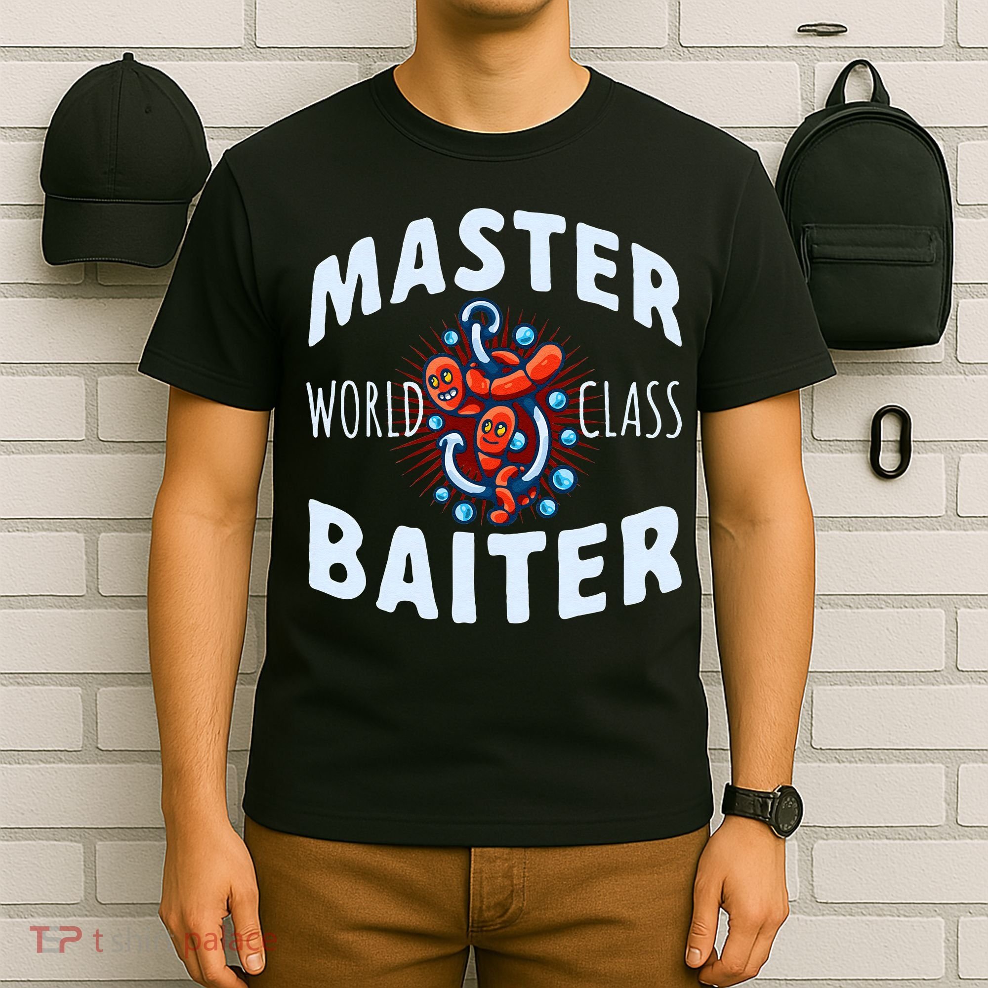 Master World Class Baiter Fishing Reel Fish T-Shirt