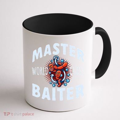 Master World Class Baiter Fishing Reel Fish Coffee Mug back