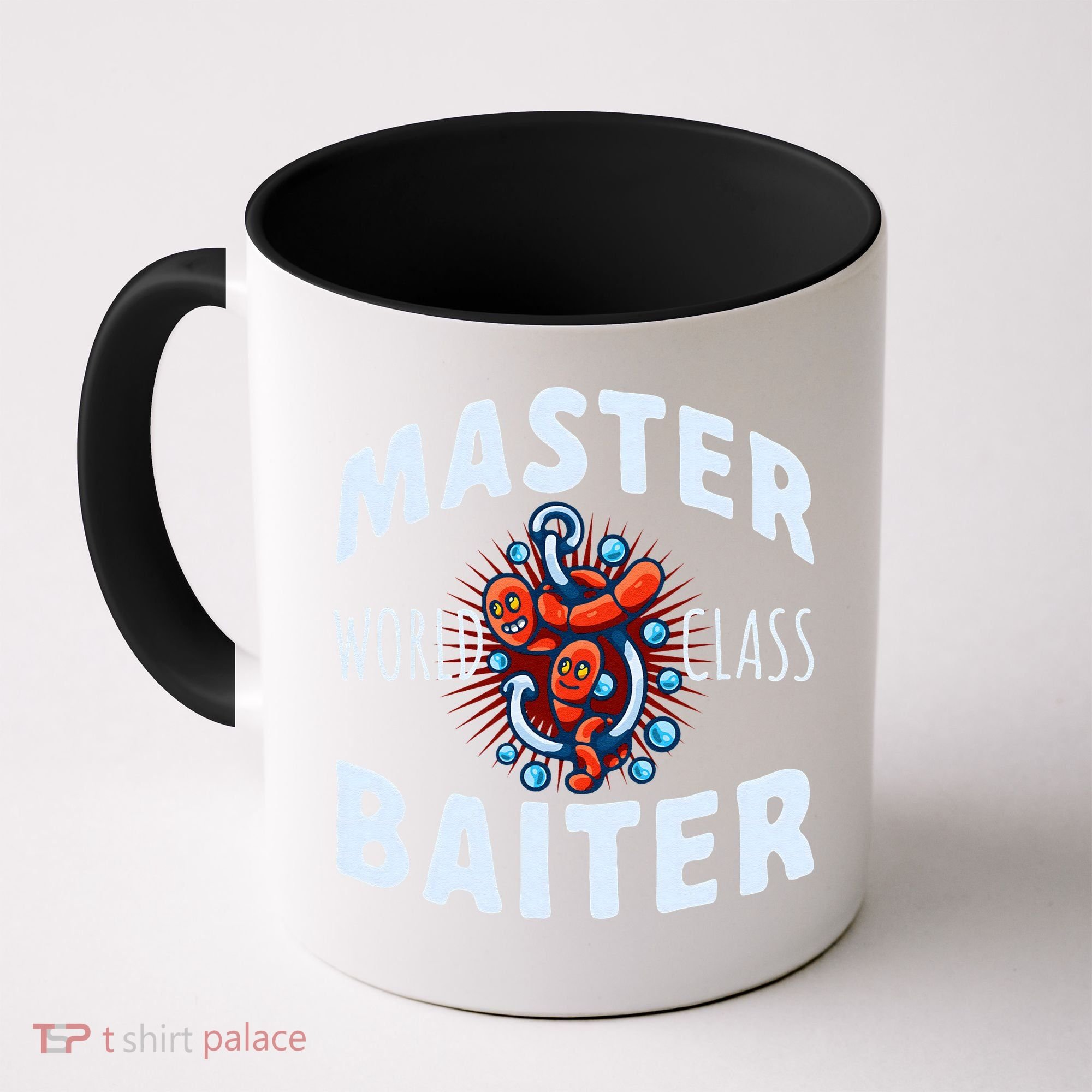 Master World Class Baiter Fishing Reel Fish Coffee Mug