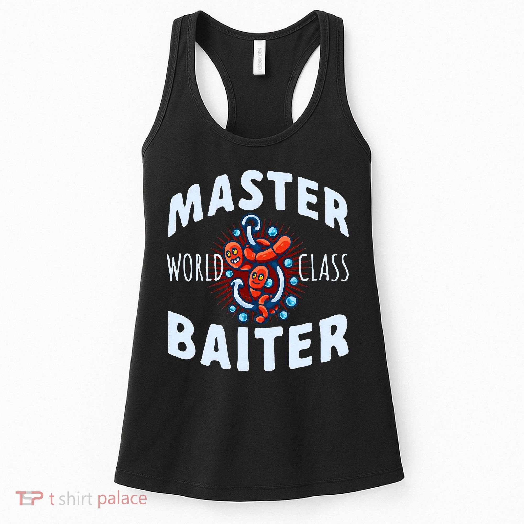 Master World Class Baiter Fishing Reel Fish Women's Tank Top
