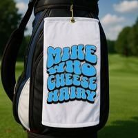 Mike Who Cheese Hairy Funny Dirty Humor Jokes Golf Towel thumb 2